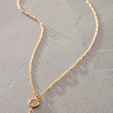 Figaro Chain Toggle Clasp Necklace - Dea Dia
