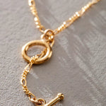 Figaro Chain Toggle Clasp Necklace - Dea Dia