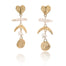 Gold Celestial Ladder Earrings - Dea Dia