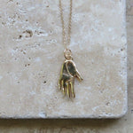 Gold Hand Talisman Necklace - Gold Plated - Dea Dia