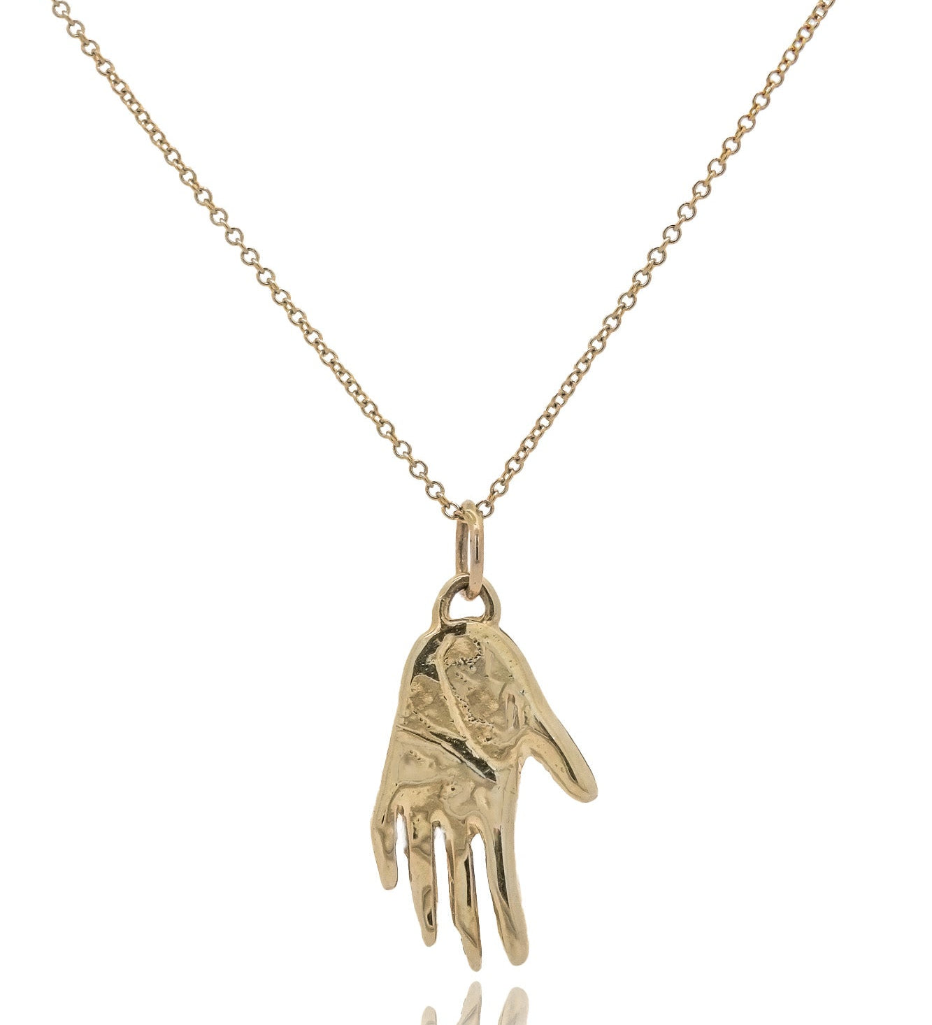 Gold Hand Talisman Necklace - Gold Plated - Dea Dia