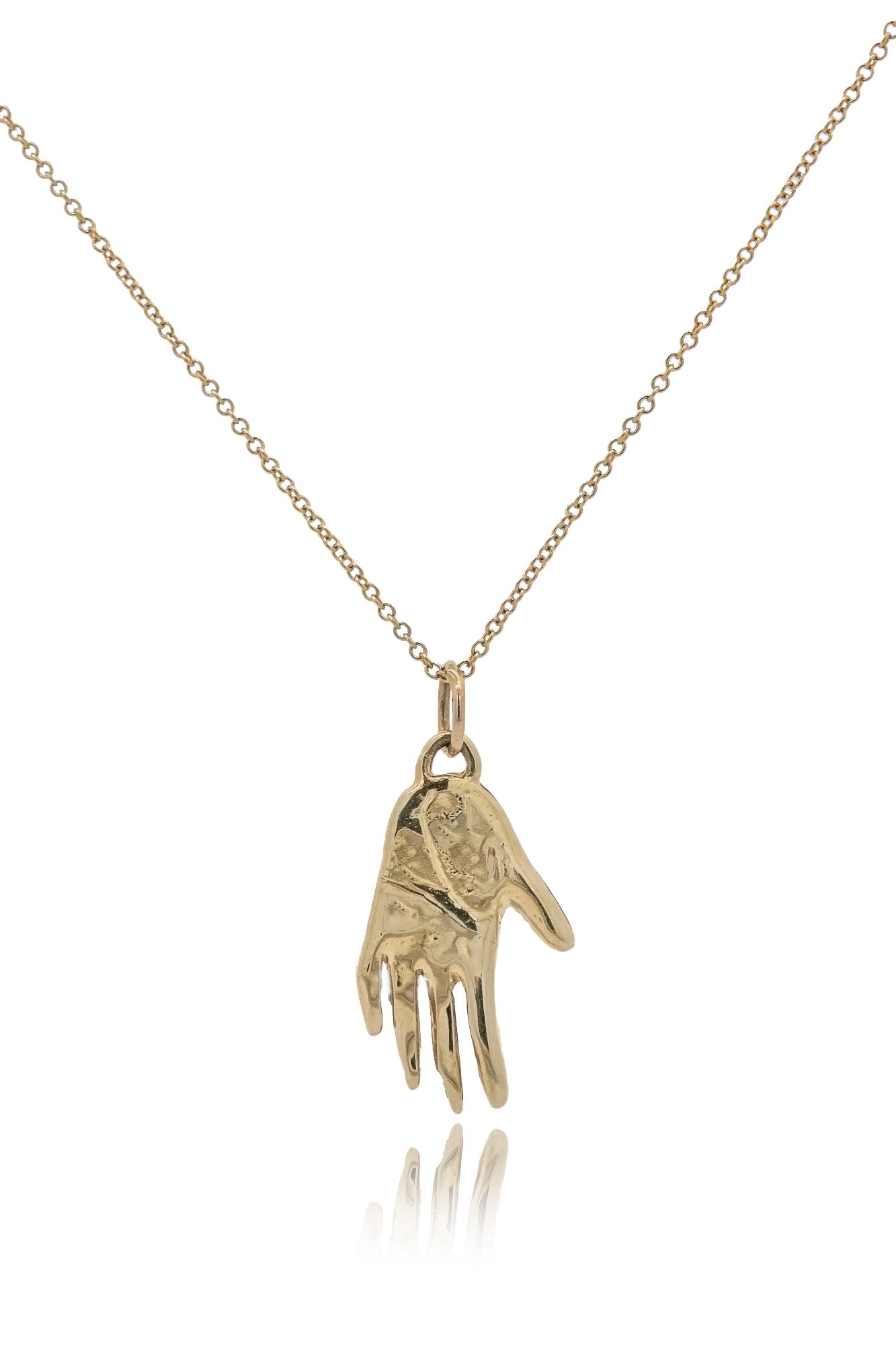 Gold Hand Talisman Necklace - Gold Plated - Dea Dia