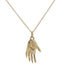 Gold Hand Talisman Necklace - Gold Plated - Dea Dia