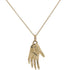 Gold Hand Talisman Necklace - Gold Plated - Dea Dia