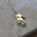 Gold Hand Talisman Necklace - Gold Plated - Dea Dia