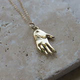 Gold Hand Talisman Necklace - Gold Plated - Dea Dia