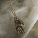 Gold Hand Talisman Necklace - Gold Plated - Dea Dia