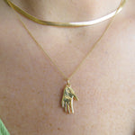 Gold Hand Talisman Necklace - Gold Plated - Dea Dia