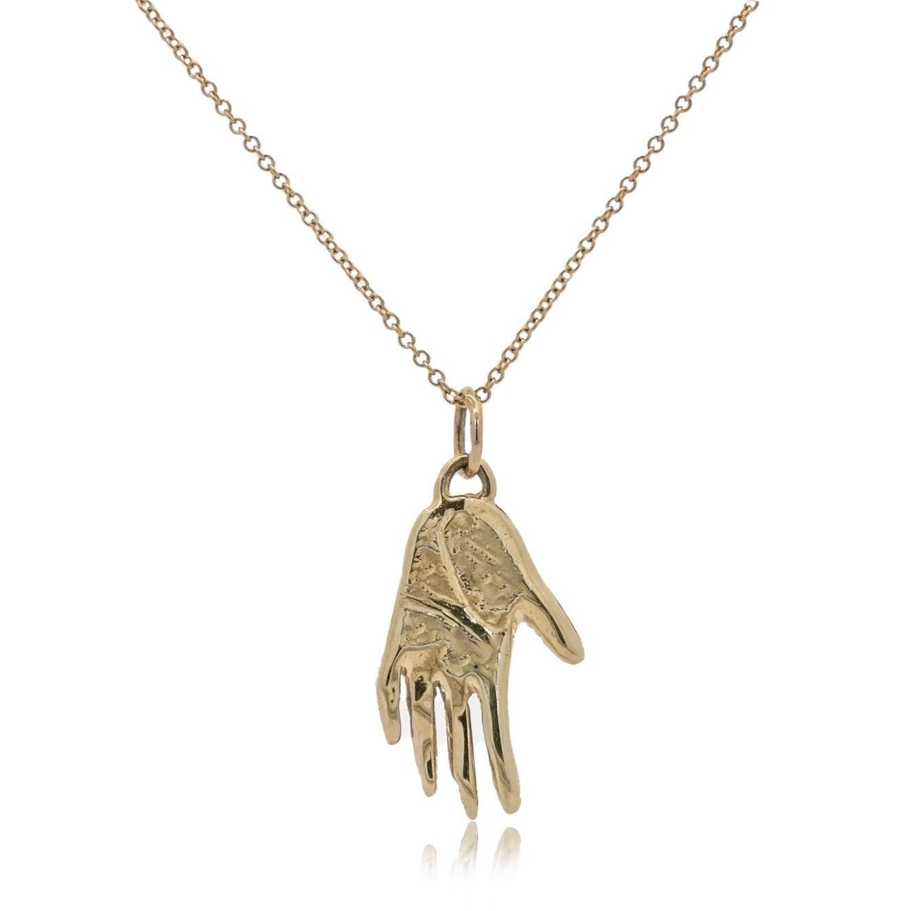 Gold Hand Talisman Necklace - Gold Plated - Dea Dia