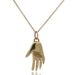 Gold Hand Talisman Necklace - Gold Plated - Dea Dia