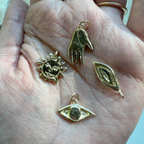 Gold Hand Talisman Necklace - Gold Plated - Dea Dia