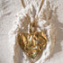 Gold Heart Rock Necklace - Chain or Leather - Dea Dia