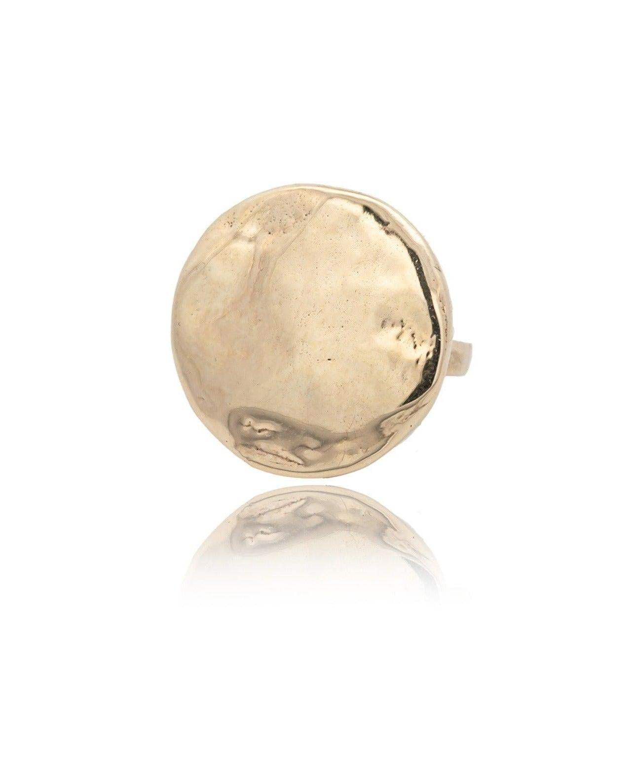 Gold Lunar Moon Ring - Dea Dia