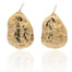 Gold Nugget Dome Earrings - Dea Dia