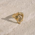 Gold Tecopa Modernist Drip Ring - Dea Dia