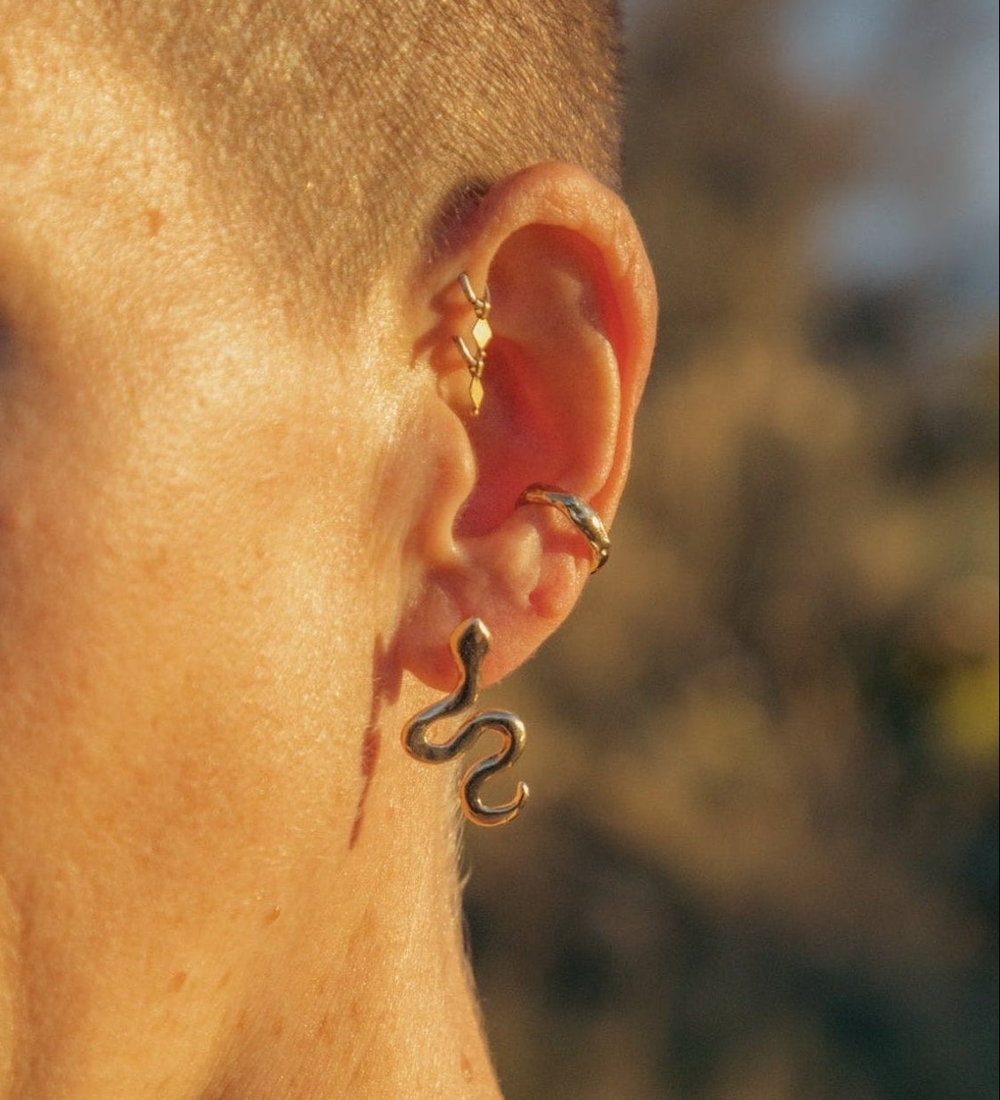 Gold Terrain Ear Cuff - Dea Dia