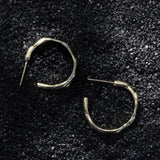 Gold Terrain Hoops - Large - Dea Dia