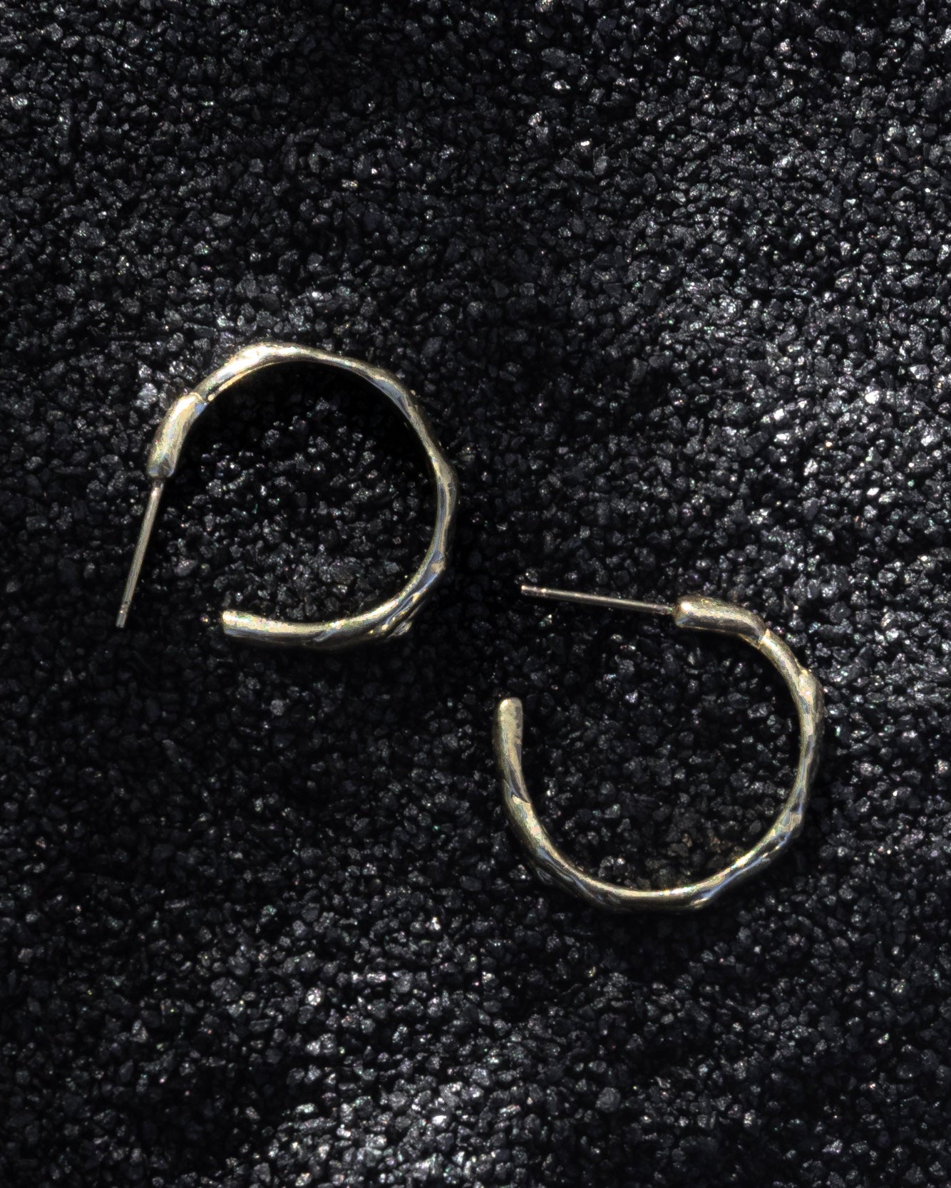 Gold Terrain Hoops - Large - Dea Dia