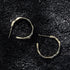 Gold Terrain Hoops - Large - Dea Dia