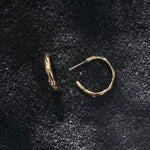 Gold Terrain Hoops - Large - Dea Dia