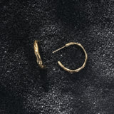 Gold Terrain Hoops - Large - Dea Dia
