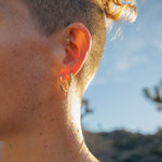 Gold Terrain Hoops - Large - Dea Dia