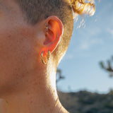 Gold Terrain Hoops - Large - Dea Dia