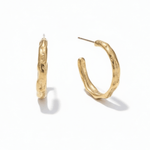 Gold Terrain Hoops - Large - Dea Dia