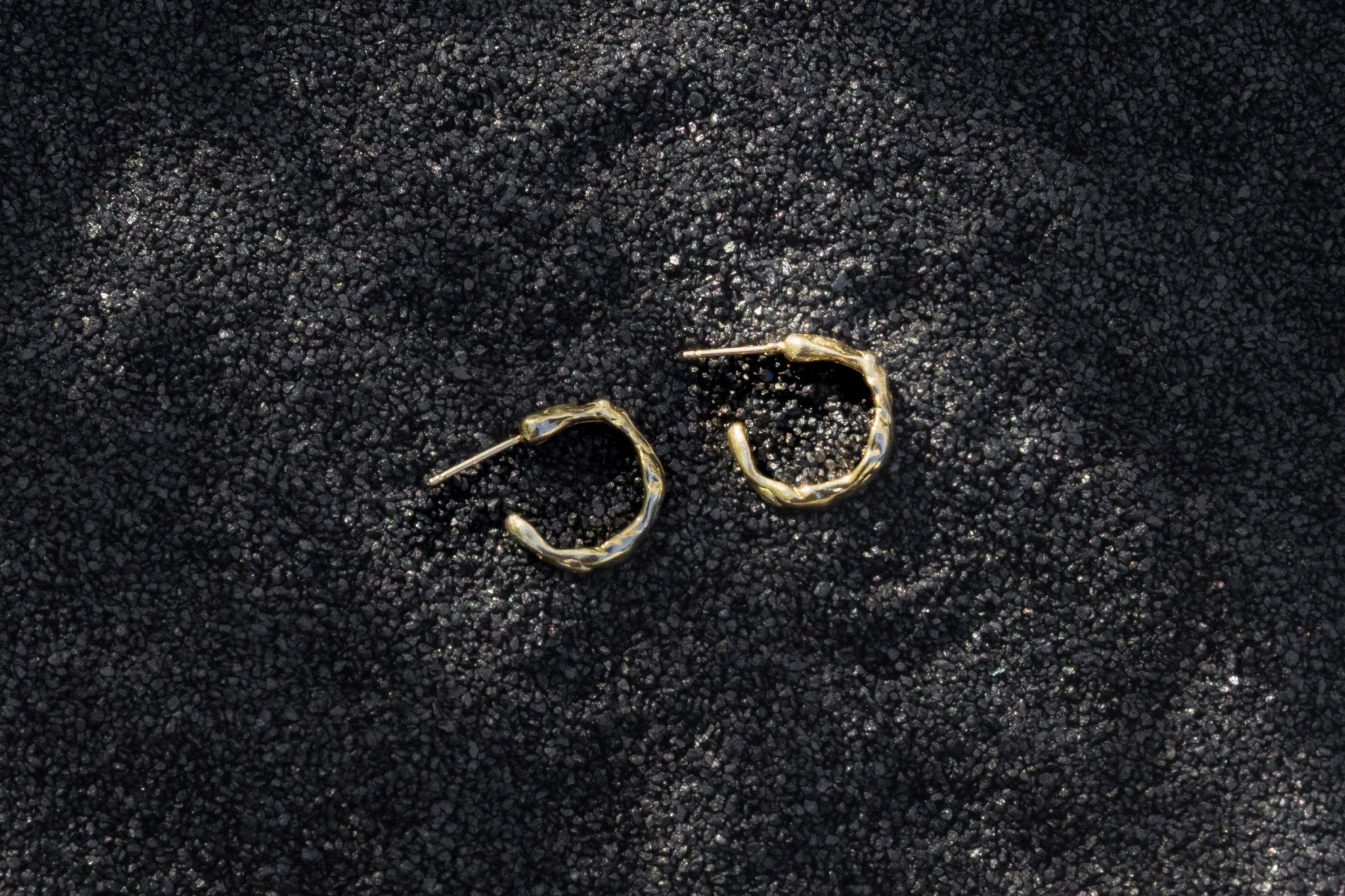 Gold Terrain Hoops - Small - Dea Dia