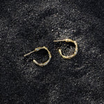 Gold Terrain Hoops - Small - Dea Dia