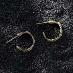 Gold Terrain Hoops - Small - Dea Dia