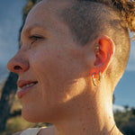 Gold Terrain Hoops - Small - Dea Dia