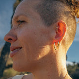 Gold Terrain Hoops - Small - Dea Dia