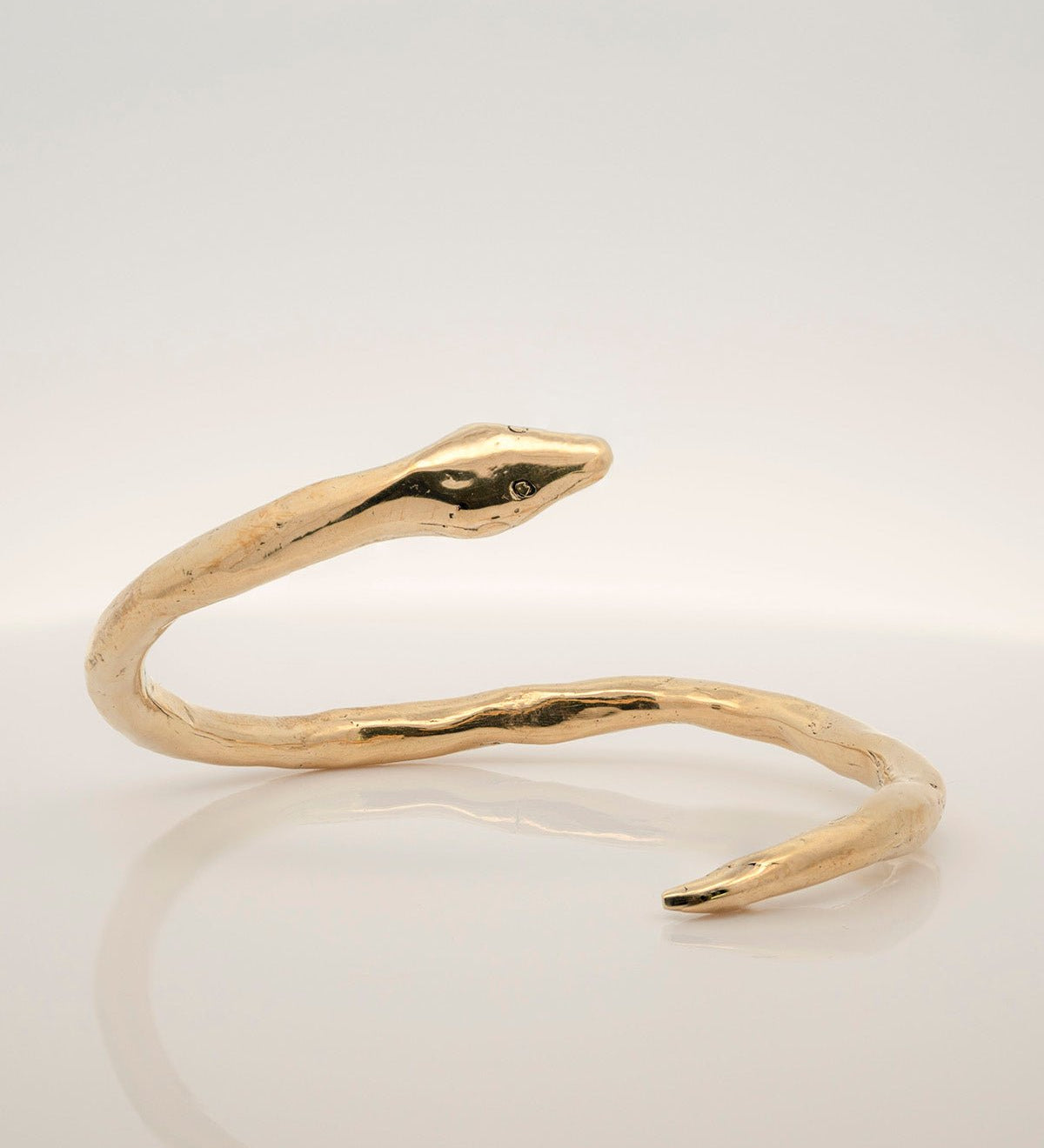 Golden Snake Twist Cuff - Dea Dia