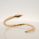 Golden Snake Twist Cuff - Dea Dia