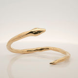 Golden Snake Twist Cuff - Dea Dia