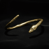 Golden Snake Twist Cuff - Dea Dia