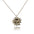 Golden Sun Charm Talisman Necklace - Gold Plated - Dea Dia