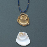 Lapis Mollusk Shell Necklace - Dea Dia