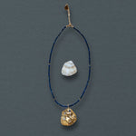 Lapis Mollusk Shell Necklace - Dea Dia