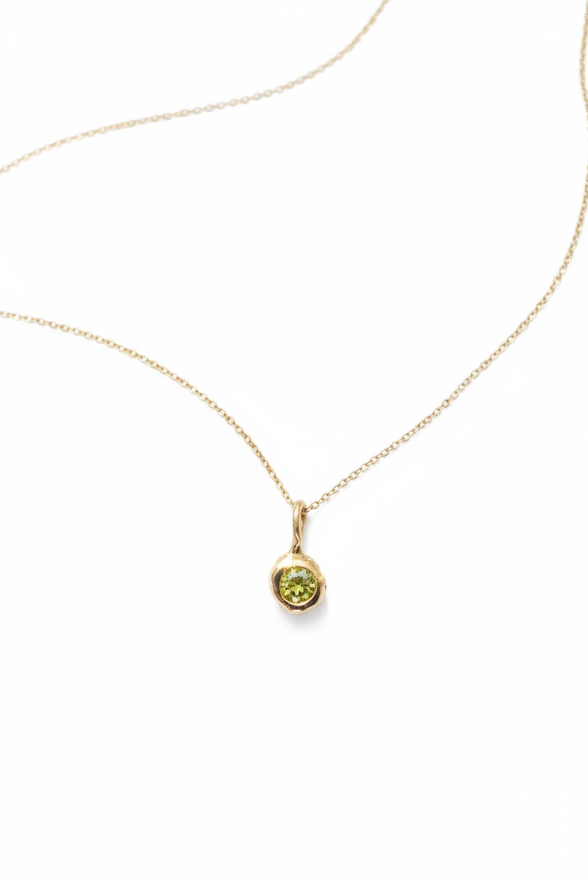 Lemon Yellow Mali Garnet Forma Charm - Dea Dia