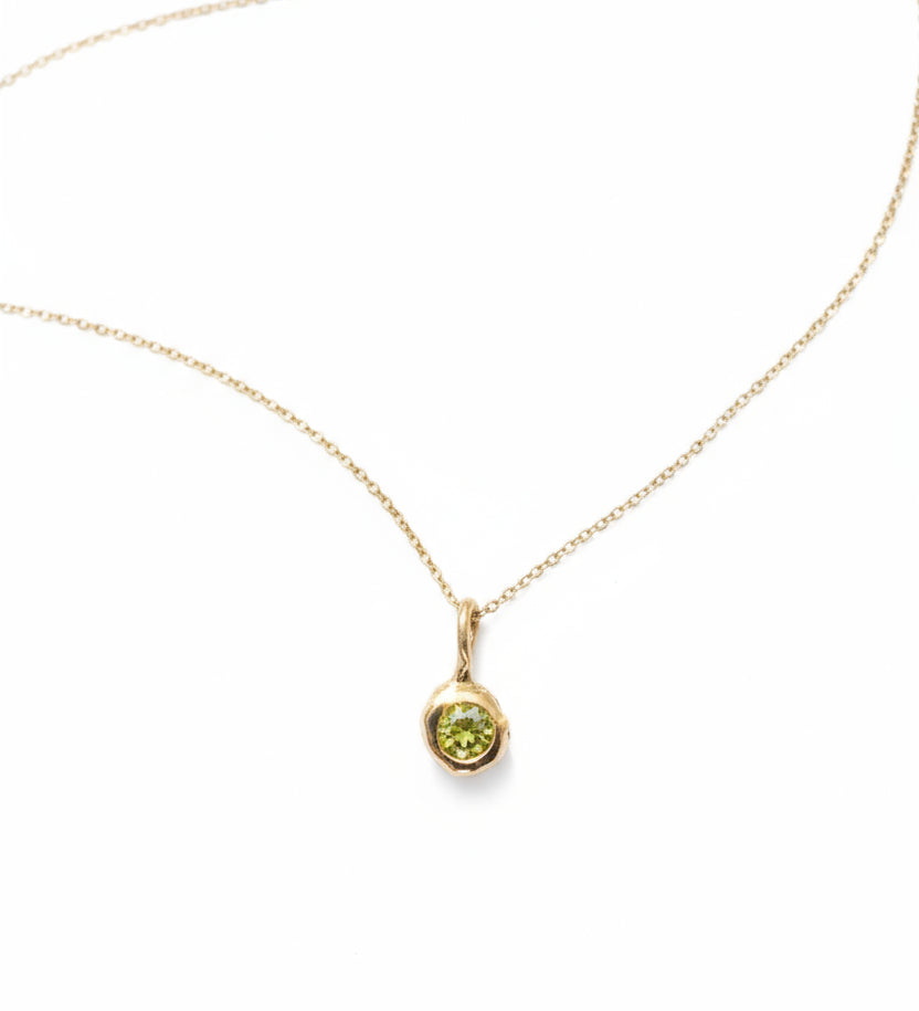 Lemon Yellow Mali Garnet Forma Charm - Dea Dia