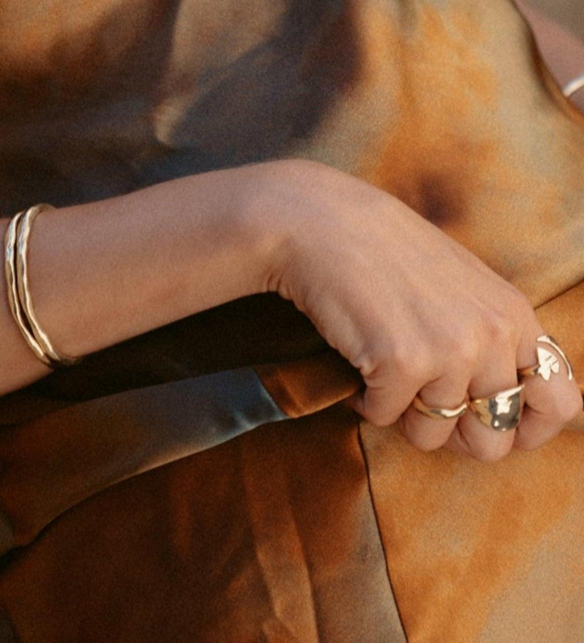 Luna Gold Cuff Bracelet - Dea Dia
