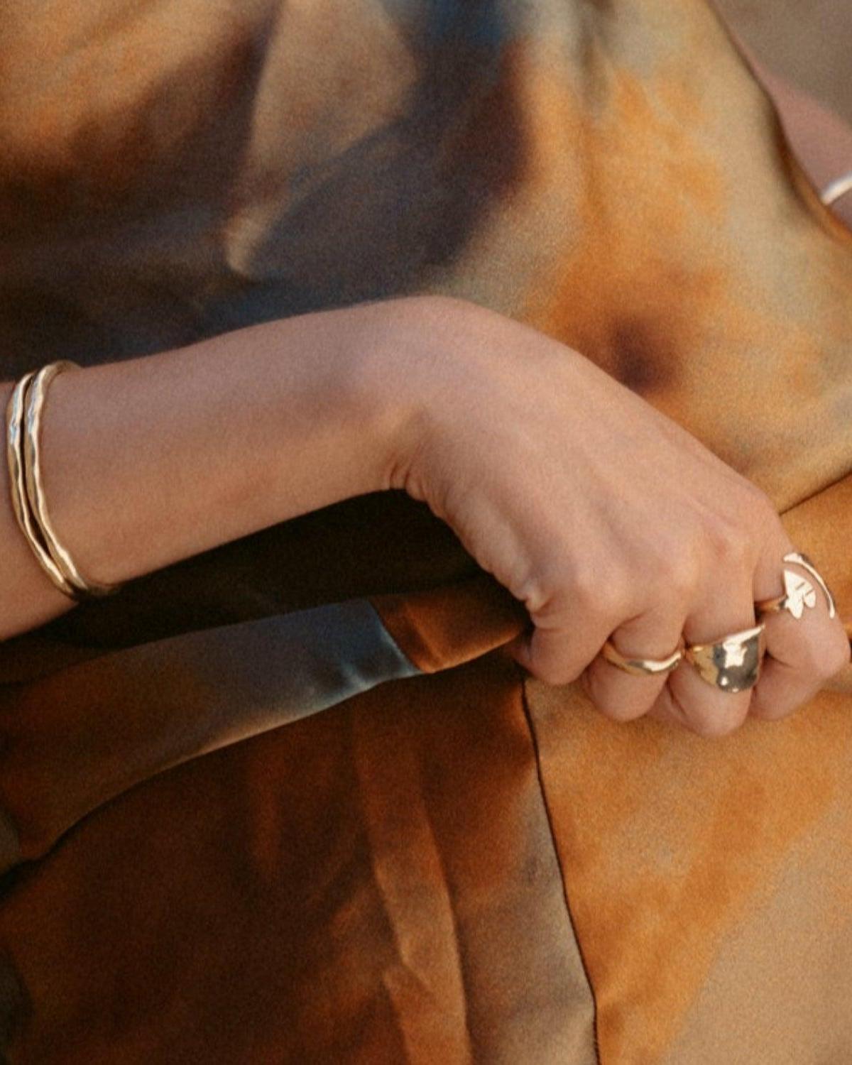 Luna Gold Cuff Bracelet - Dea Dia