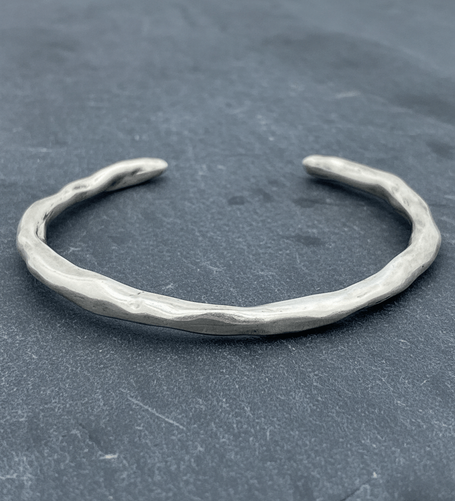 Luna Silver Cuff Bracelet - Dea Dia