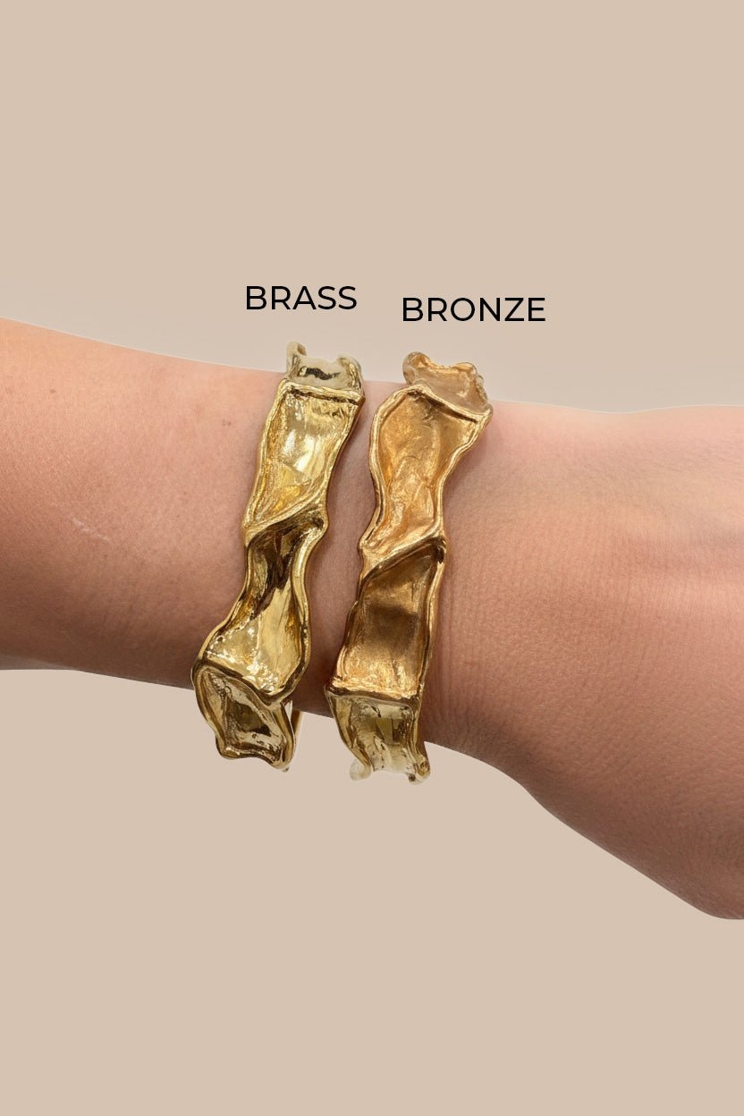 Nova Bronze Cuff Bracelet - Dea Dia