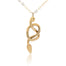 Nyoka Gold Knotted Snake Necklace - Dea Dia