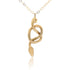 Nyoka Gold Knotted Snake Necklace - Dea Dia