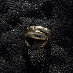 One of a Kind Terrain Sapphire Gold Ring - Dea Dia