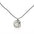 Panamint Silver Folded Pendant Necklace - Chain or Leather Cord - Dea Dia